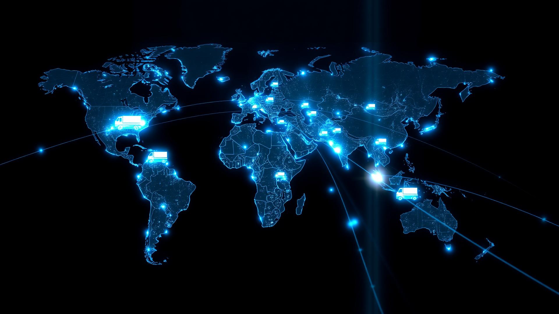 Global supply chain visibility network